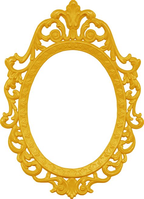 Printable Snow White Mirror Frame